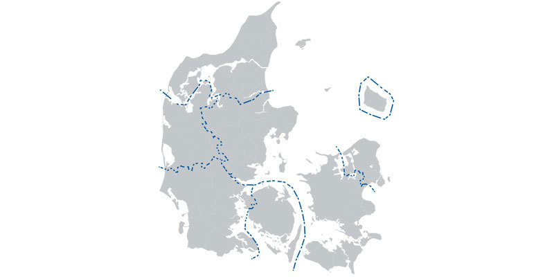 Danmarkskort