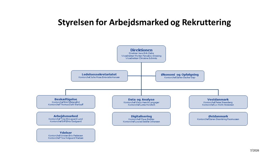 Billede: Organisationsdiagram STAR